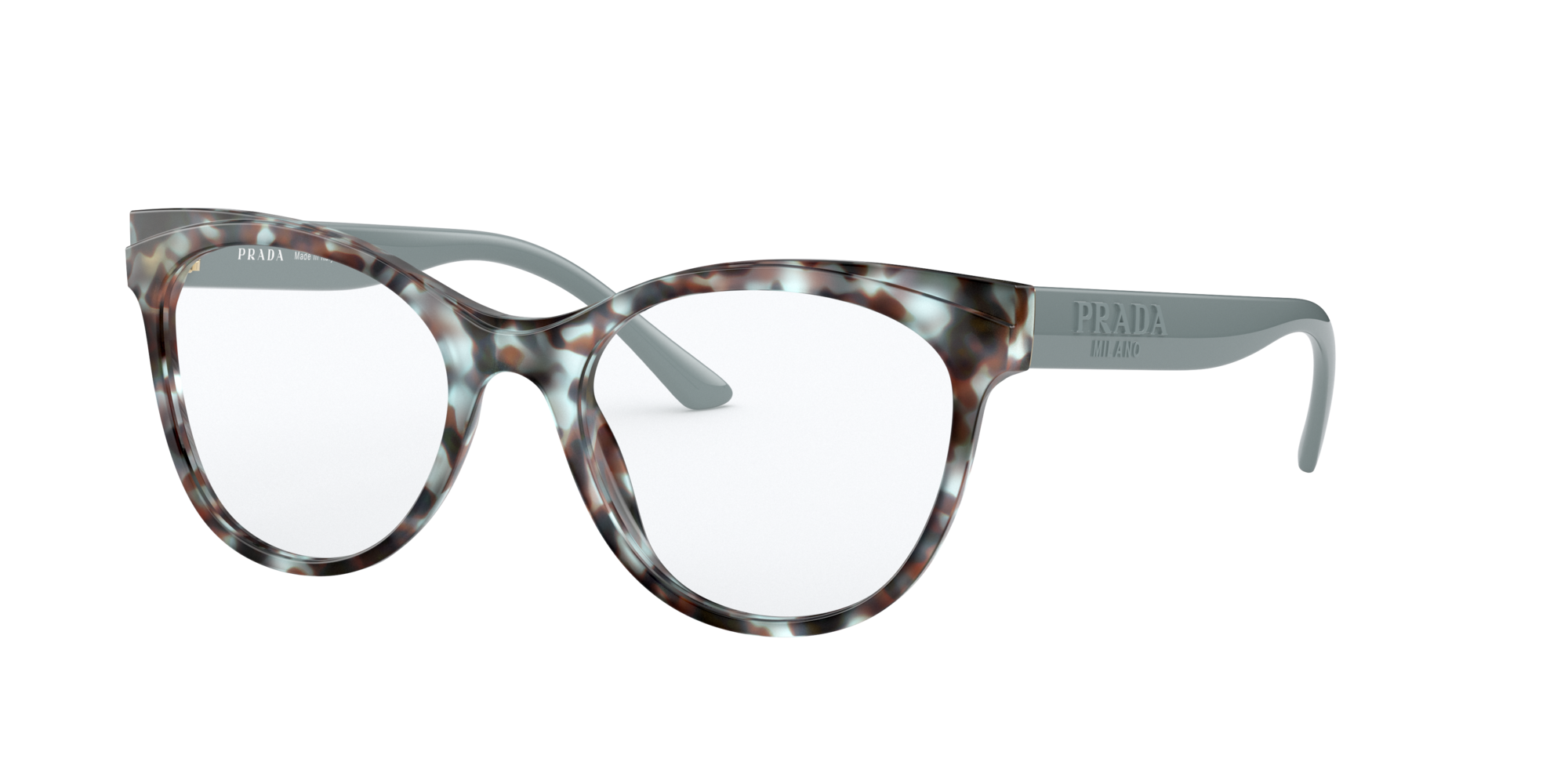 Prada Eyewear 0PR 17YS Polarized Sunglasses Transparent at CareOfCarl.com